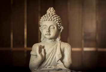 buddha sculpture meditation concept