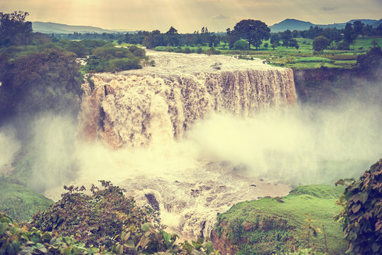 Issat Or Tissisat. Blue Nile Falls. Etiopia. Africaethiopia, Africa