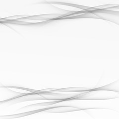 Grayscale modernistic swoosh line wave layout