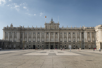 Fototapeta na wymiar Madrid (Spain): Royal Palace