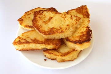 toasted bread slices multicolored lighting