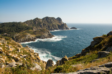 Fototapeta na wymiar coast of galicia in north spain
