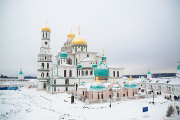 New Jerusalem monastery in winter. Монастырь Новый Иерусалим в г. Истра Московская область зимой