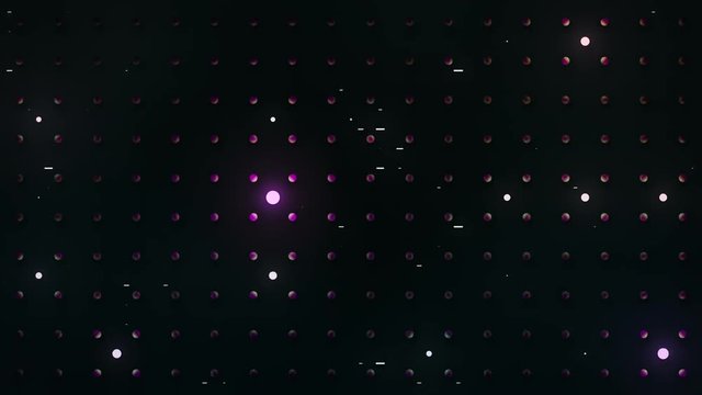 Disco background, blinking lights.  Glitchy VJ loop with flashing lights and glowing shapes.