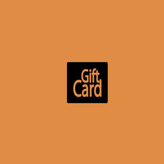 Gift card icon. flat design