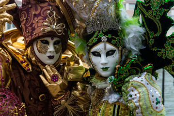 Carnaval de venise photo masque