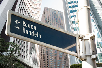 Schild 208 - Handeln