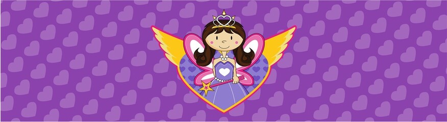 Cute Cartoon Royal Fairytale Princess