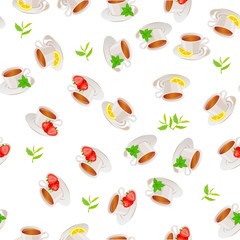 illustration of tea cup