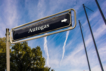 Schild 110 - Autogas