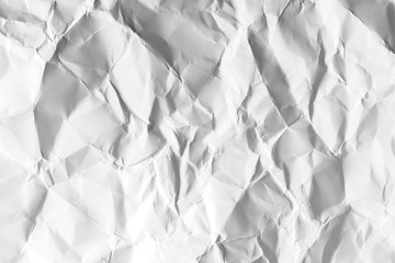 Obraz premium White creased paper background texture background