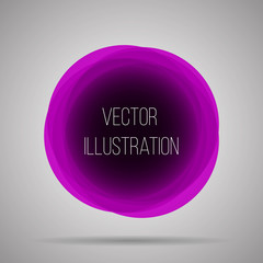 Abstract swirling banner . Intersection curves. The energy flow tunnel. Vector. purple, violet