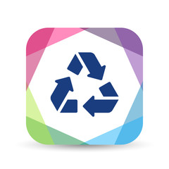Obraz premium Origami Mobile App Icon Series