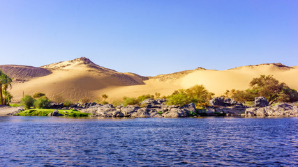 Nile river. Egyptian Nile