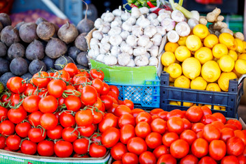 farmers market. vegetable Market. Fresh vegetables