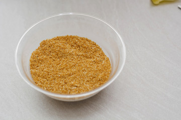 Pile of breadcrumbs