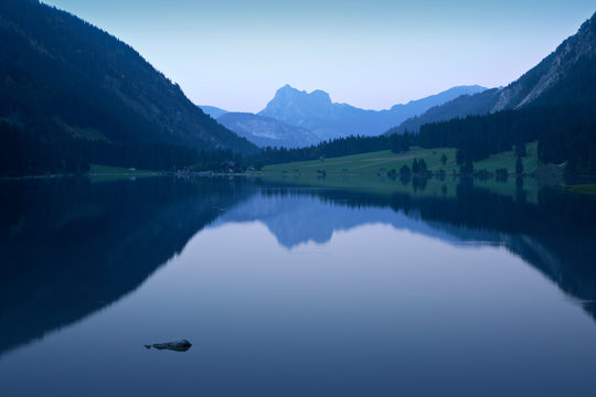Lake Vilsalpsee after Sunset, Tirol, Austria