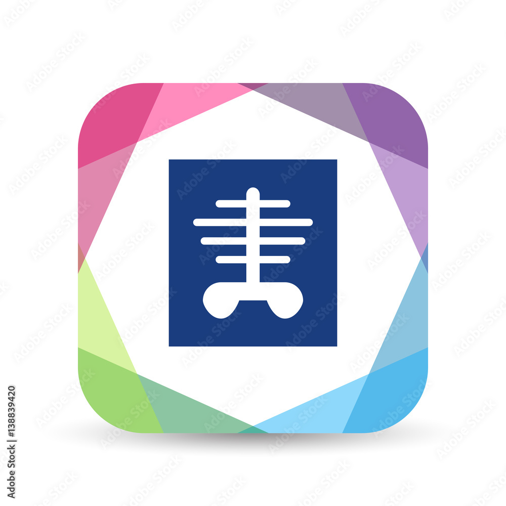 Canvas Prints origami mobile app icon series