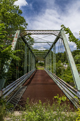 Obraz premium Historic and Abandoned Truss Bridge - Pennsylvania