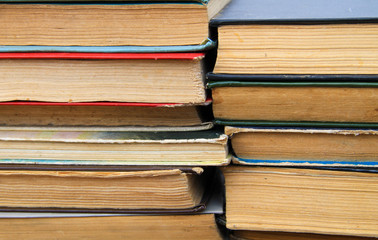 Stack of the old books