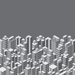 Isometric Cityscape Background