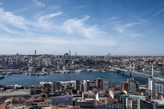 Istambul Bosphorus panorama.