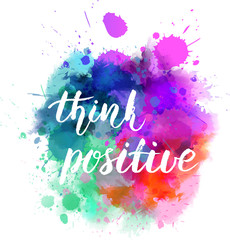 Typography watercolored background