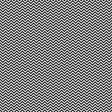 Retro Seamless Pattern Little Chevron Black/White