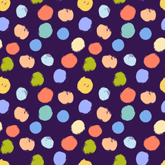 Seamless colorful pattern with abstract circles