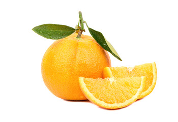 Orange fruit with slice
