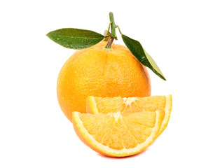 Orange fruit with slice