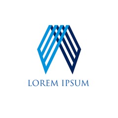Abstract Logo Vector Stripes Element 