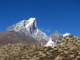 Buddhist Temple in the Mountains