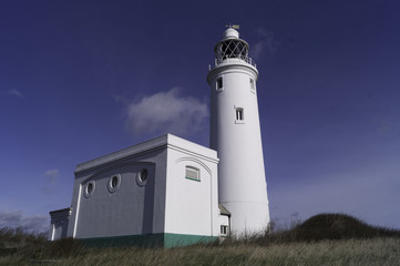 Hurst Point Lighthouse viewed from the West