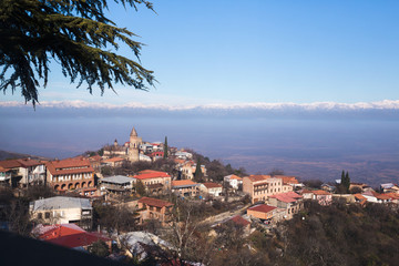 Signagi is a georgian town in region of Kakheti. Signagi is known as a "Love City" in Georgia. Winter view