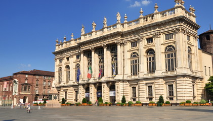 Fototapeta na wymiar Palazzo Madama in Turin