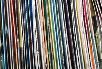 Schallplatten, Schallplattenhüllen, Plattensammlung, Single,Vinyl