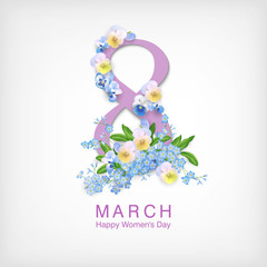 Women s Day Greeting Card