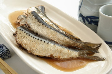 鰯の煮物　煮魚