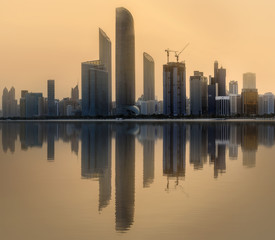 Fototapeta premium Abu Dhabi Skyline