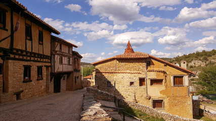Fototapeta na wymiar In the village of Calatanazor in Soria