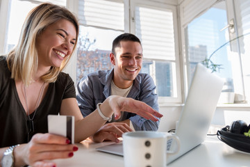 Fototapeta premium Online shopping