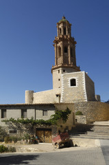 Fototapeta na wymiar Fortin de la Torre Mudejar de la Alcudia, Jerica, Castellon, Comunidad Valenciana, Spain