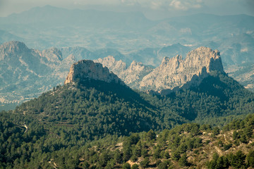 Fototapeta na wymiar Costa Blanca mountain world