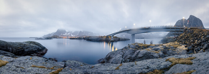 Panoramic at the lofoten islands