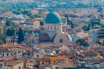 Fototapeta na wymiar Florence. Aerial view of the city.