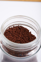 black instant coffee