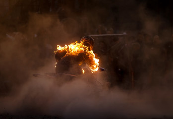 fiery rider a quad bike
