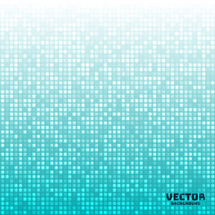 Vector abstract bright mosaic gradient background light blue