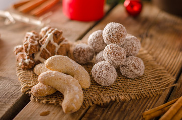 Fototapeta premium Christmas candy, cookies